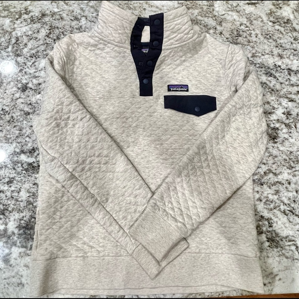 Women's Organic Cotton Quilt Snap-T® Pullover
size SMALL
